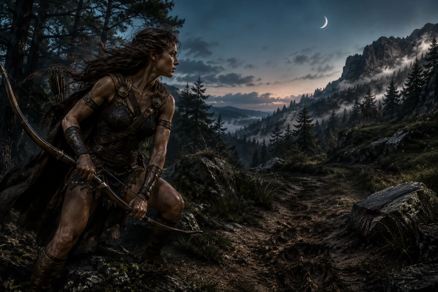 Atalante, héroïne grecque et chasseresse