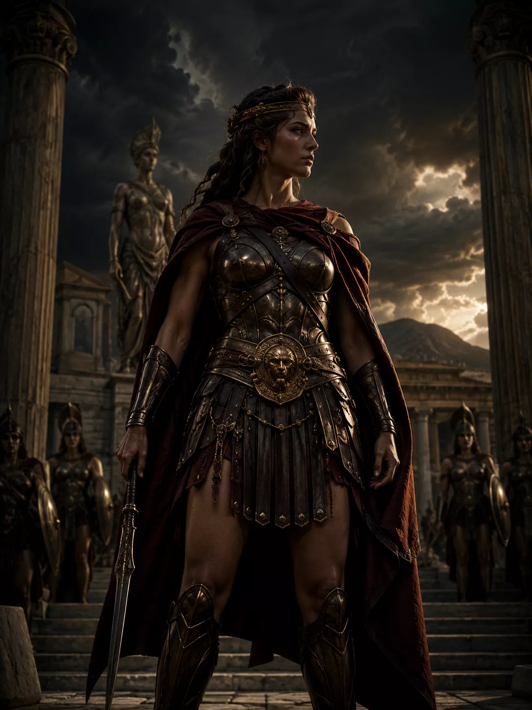 Illustration d'Hippolyte, reine des Amazones
