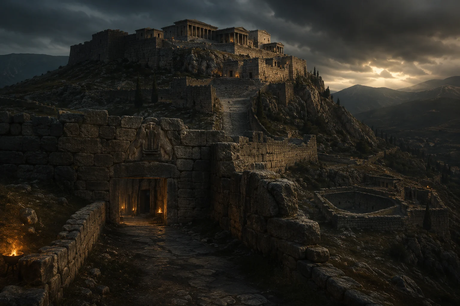 Mycènes, citadelle sombre des Atrides
