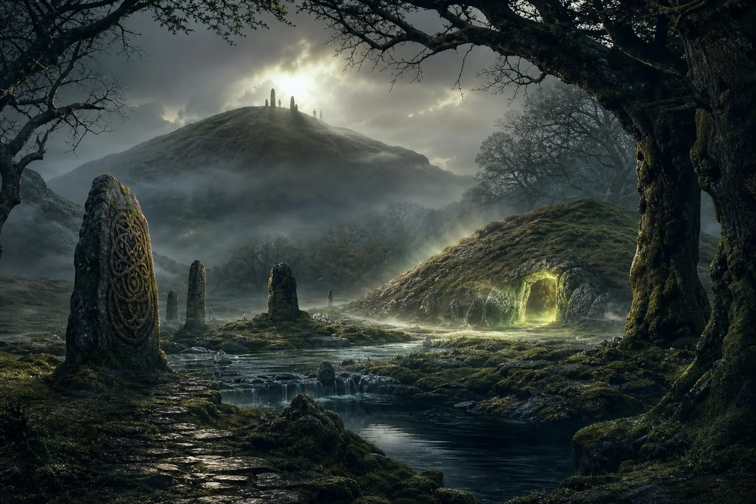 Paysage mythologique de la future section celte